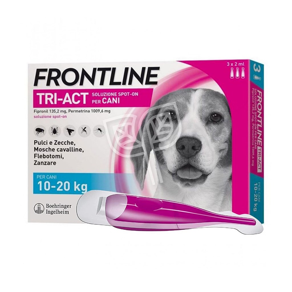 FRONTLINE TRI-ACT SPT-ON CANI DA 10 A 20 KG - 3 PIPETTE